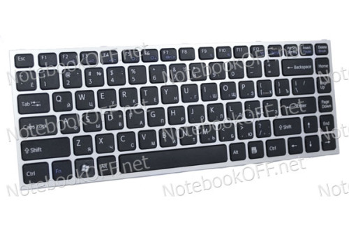Клавиатура для ноутбука Sony VPC-Y Series (Silver frame) фото №1
